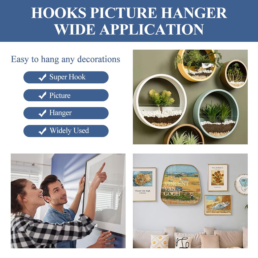 HASTHIP 20Pcs Wall Anchor Hooks Stainless Steel Curved Drywall Hanging Hooks Rat Tail Hanging Hook Entry Doorway Wall Hooks Multipurpose Wall Hooks for Hanging Picture, Flower Planter, Keys, Hats HASTHIP 20Pcs Wall Anchor Hooks Stainless Steel Curved Drywall Hanging Hooks Rat Tail Hanging Hook Entry Doorway Wall Hooks Multipurpose Wall Hooks for Hanging Picture, Flower Planter, Keys, Hats